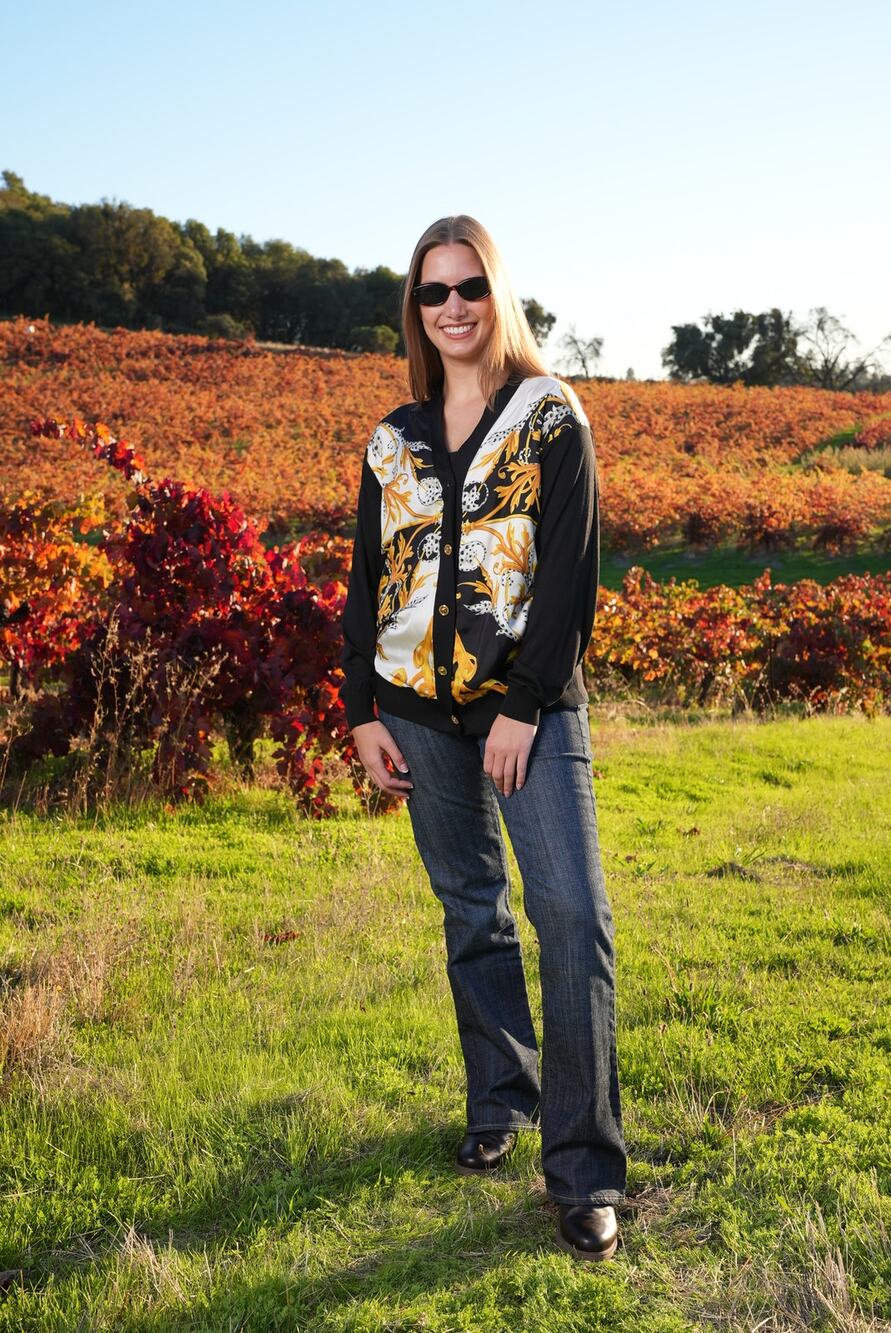 Authentic Versace White Black Gold long sleave cardigan NWT
